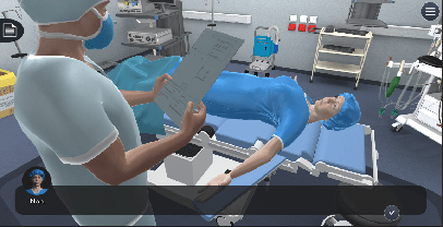 Serious Game – Accueil du patient au bloc opératoire